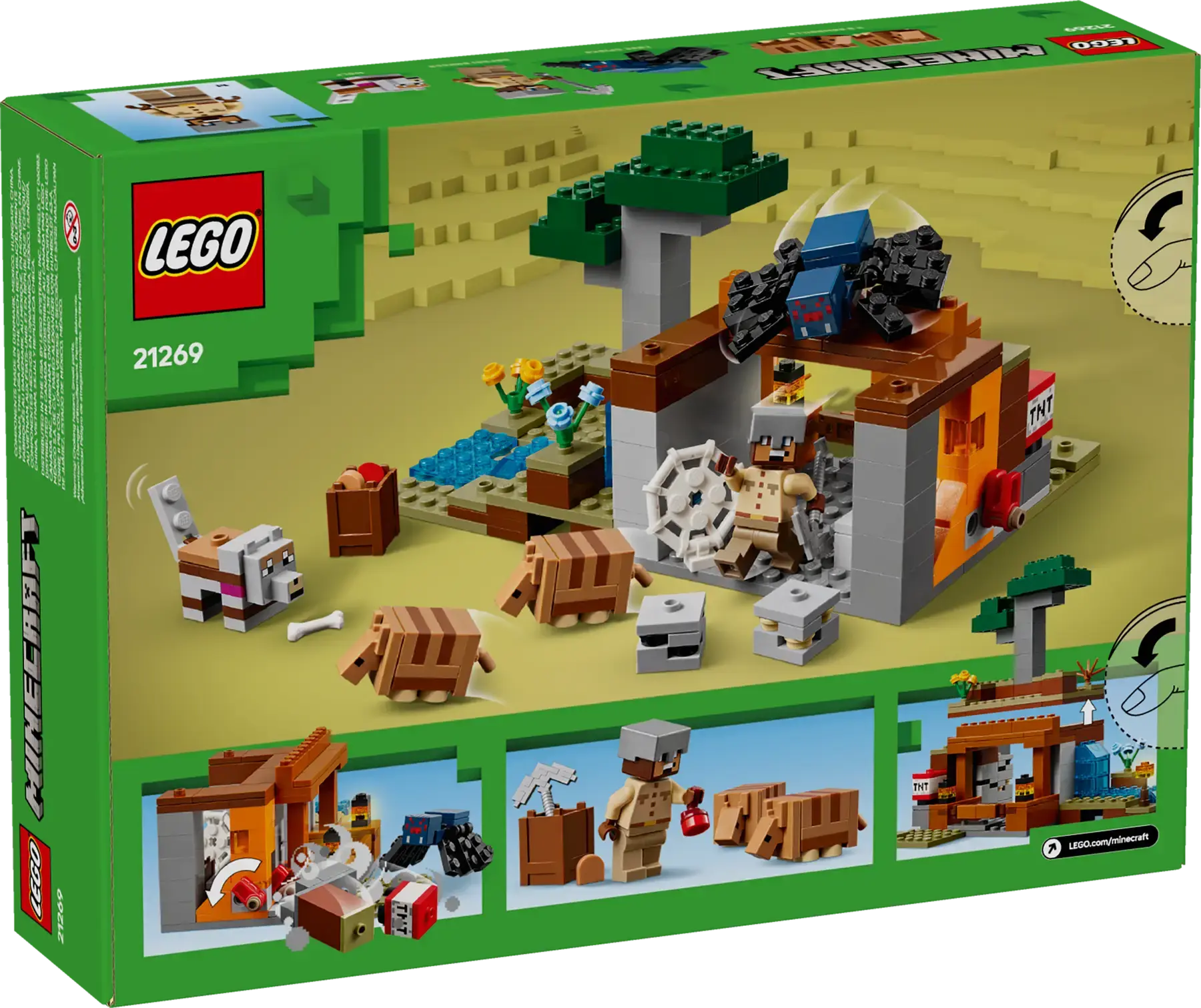 21269 LEGO® Minecraft Armadillo Maden Keşfi