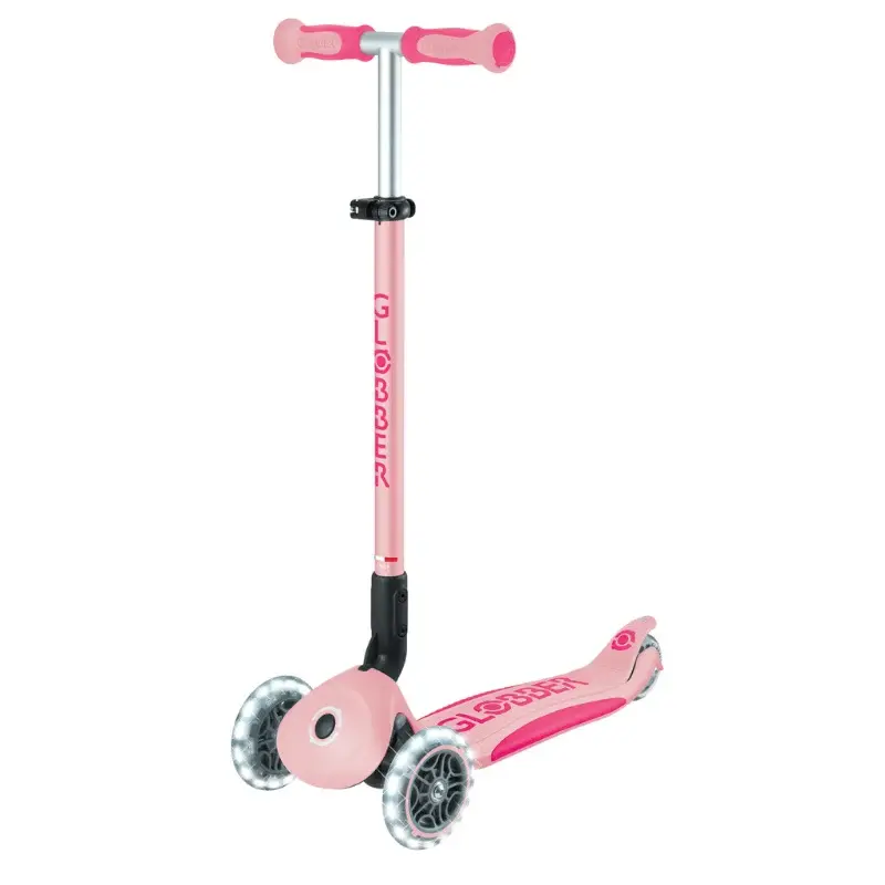 ISABEL GLOBBER GO UP DELUXEIŞIKLI SCOOTER - PASTEL PEMBE
