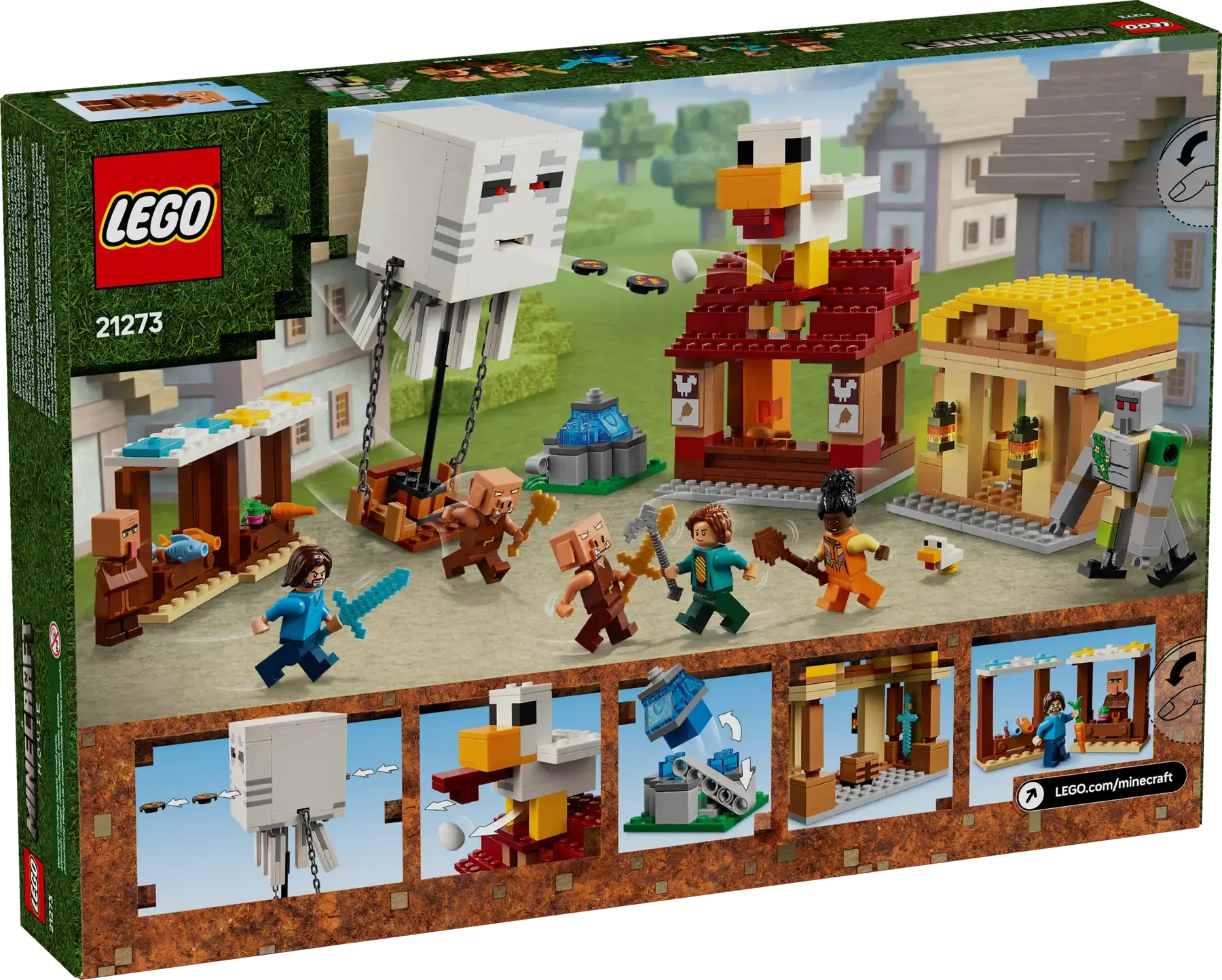21273 LEGO® Minecraft® Hortlak Balon Köy Saldırısı