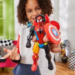 Marvel MixMashers Karıştır ve Eşleştir Aksiyon Figürü Spider Man-  F9205