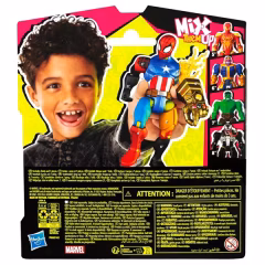 Marvel MixMashers Karıştır ve Eşleştir Aksiyon Figürü Spider Man-  F9205