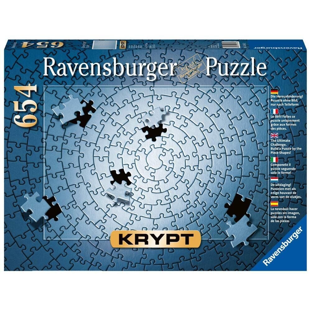 Ravensburger 654 Parçalı Krypt Silver Puzzle-159642 (159642)