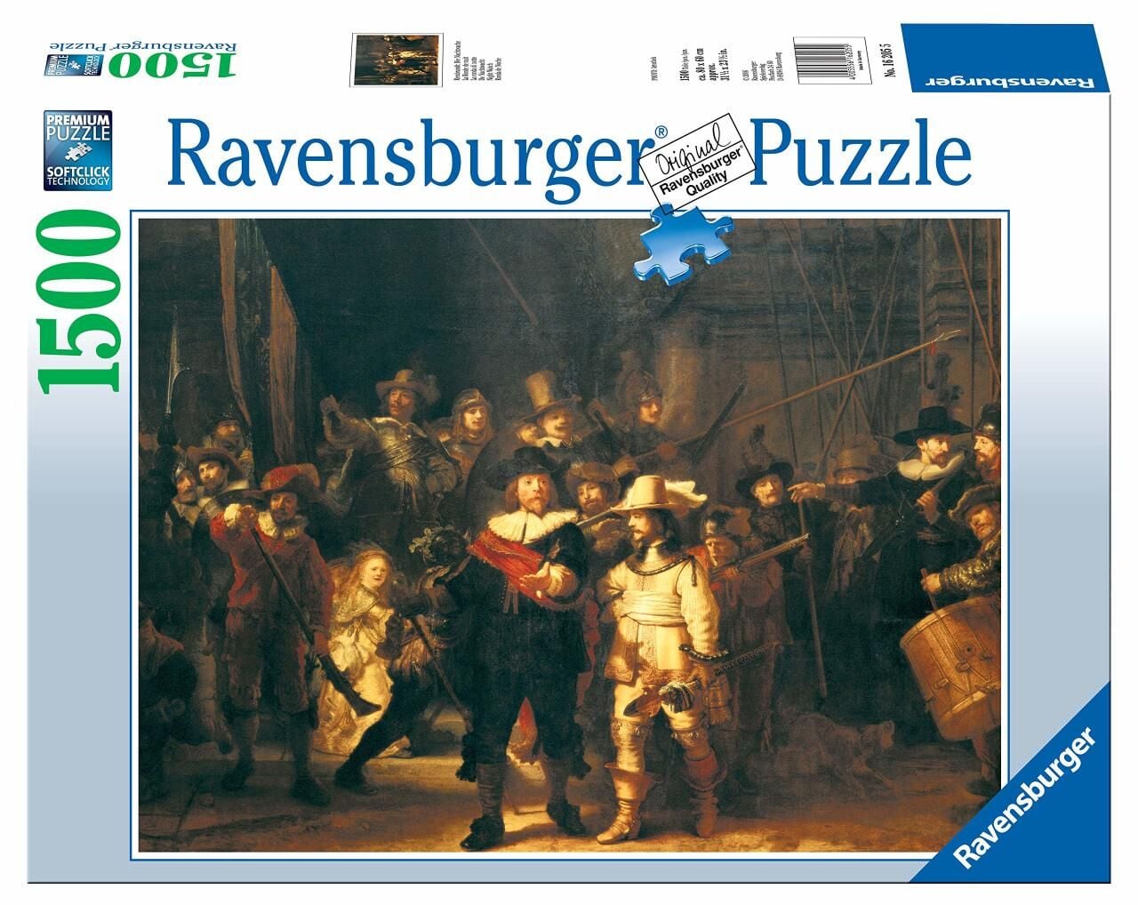 1500 Parça Puzzle Rembrandt - Gece Devriyesi (162055)