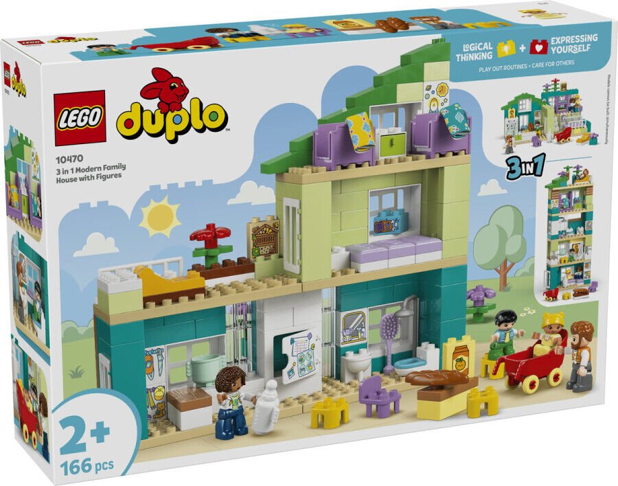 10470 LEGO® DUPLO® 3’ü 1 Arada Figürlü Modern Aile Evi