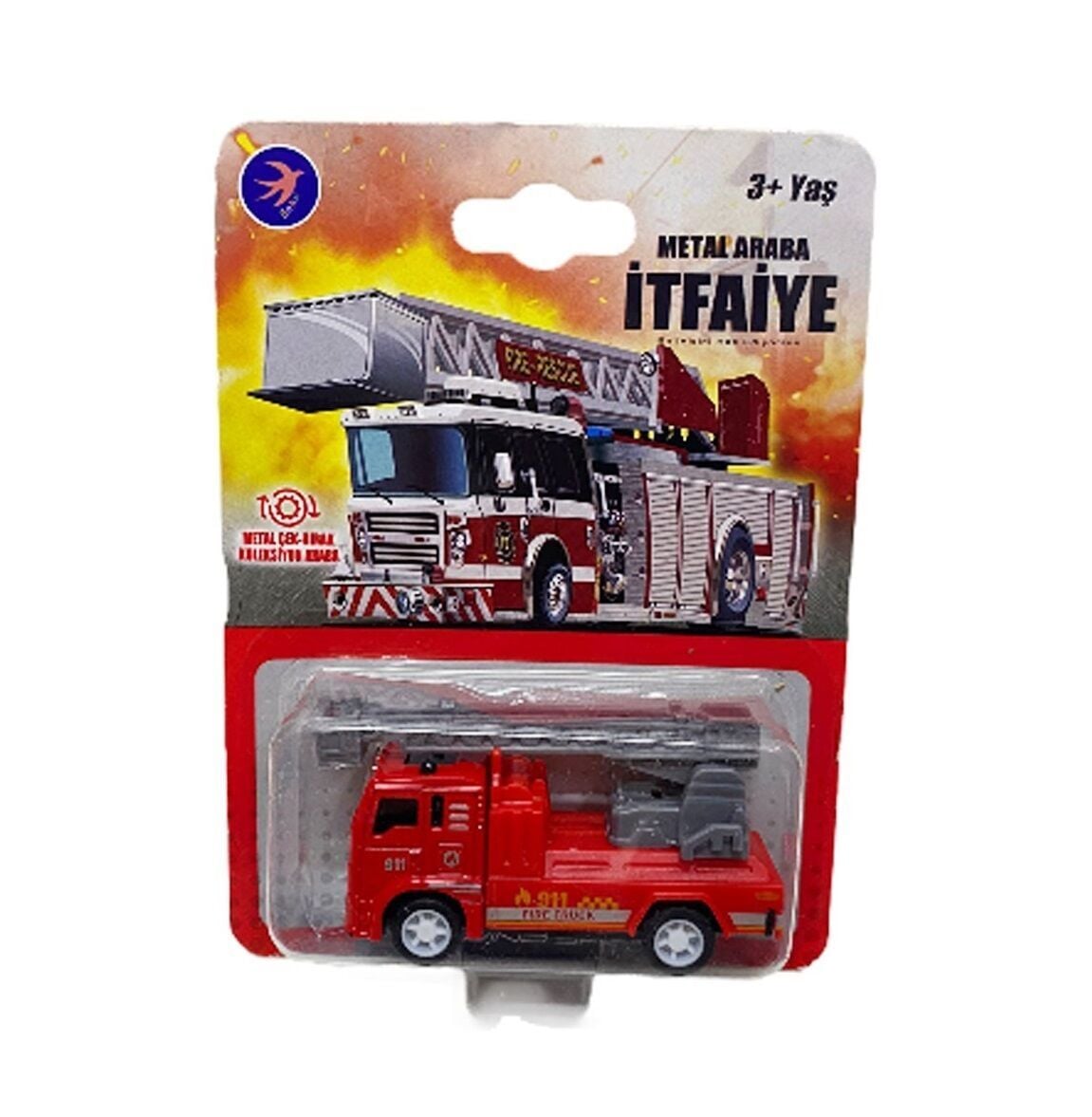 Seher Kartela Metal Çek Bırak 4 Model İtfaiye SH40 (SEHER-SH40032)