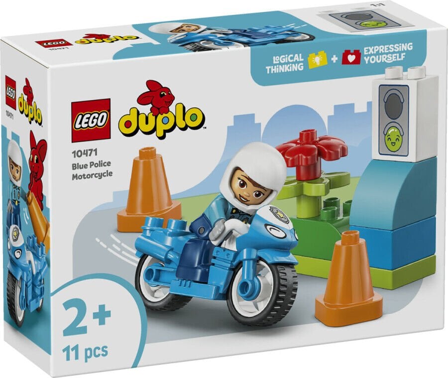 10471 LEGO® DUPLO® Mavi Polis Motosikleti