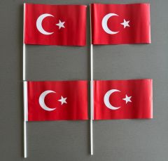 Çubuklu Türk Bayrağı 80 Adet