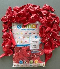 Gemar Balon 10﻿﻿″ (26cm) Türk Bayrak Baskılı 100 Adet Balon