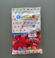 Gemar Balon 10﻿﻿″ (26cm) Türk Bayrak Baskılı 100 Adet Balon