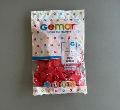 Gemar Balon 10﻿﻿″ (26cm) Türk Bayrak Baskılı 100 Adet Balon