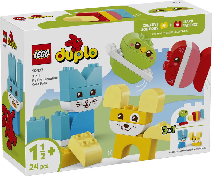 10477 LEGO® DUPLO® 3’ü 1 Arada Yaratıcı Sevimli Hayvanlar