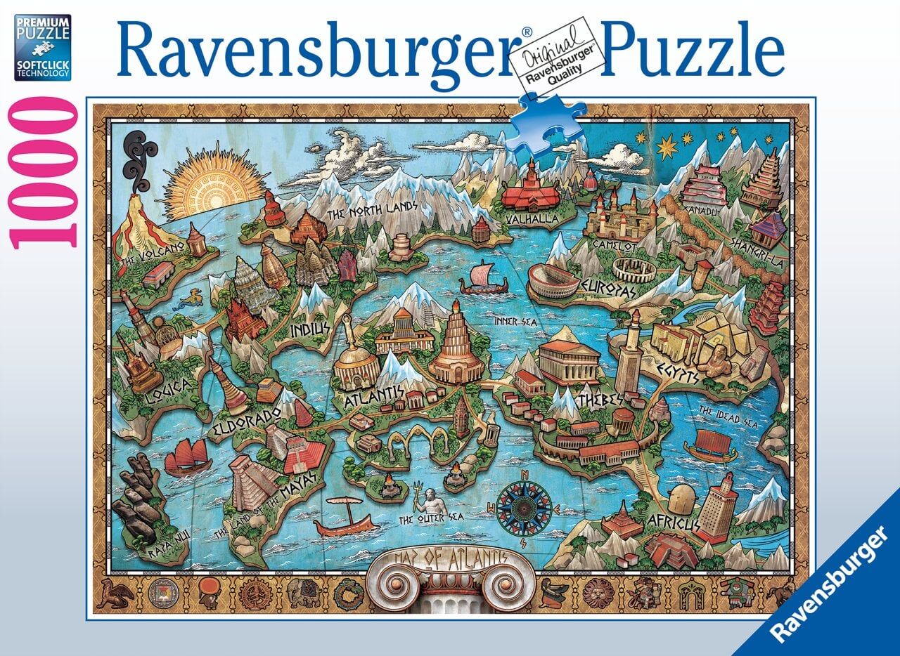 1000 Parça Puzzle Gizemli Atlantis (167289)