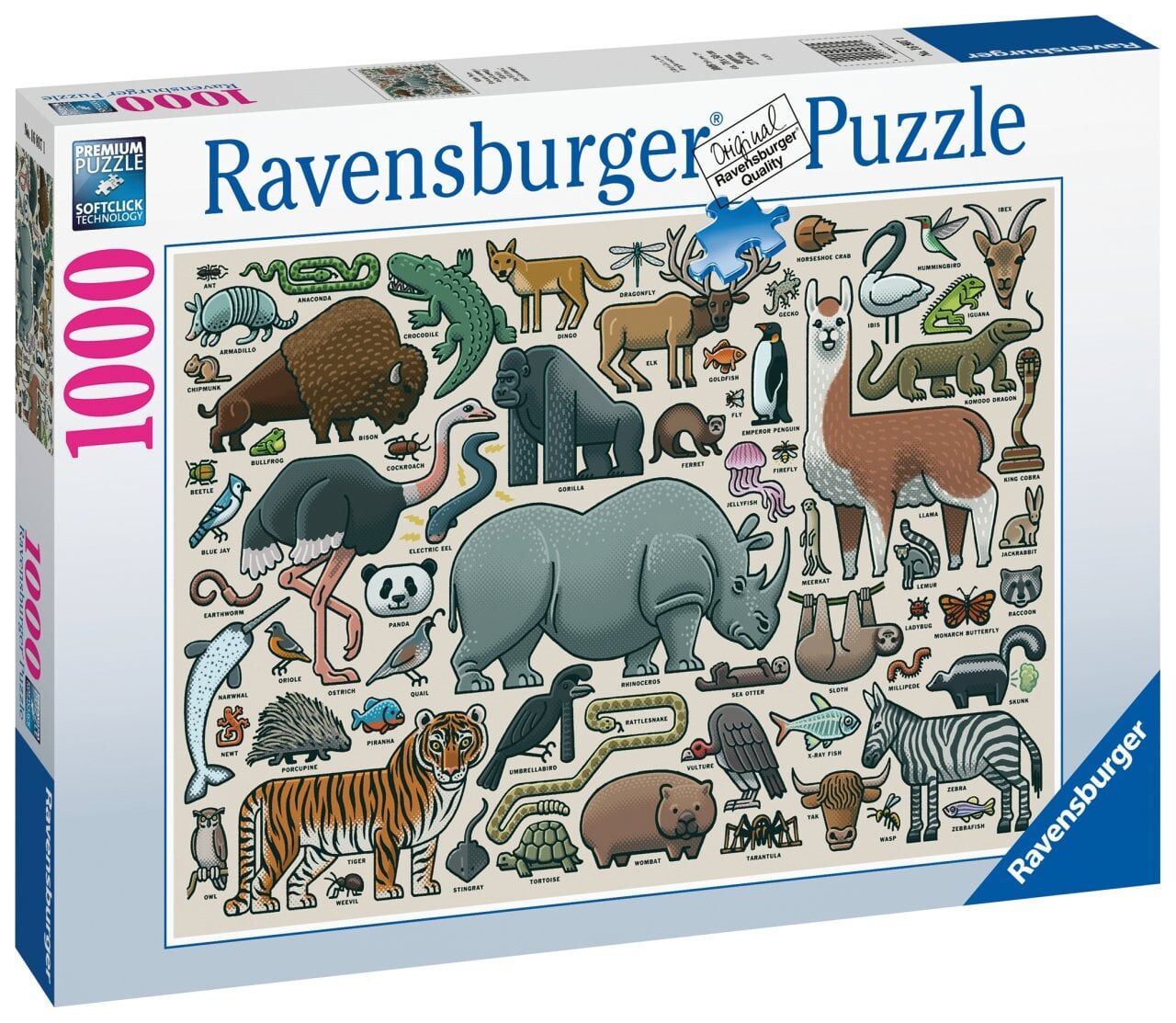 1000 Parça Puzzle Vahşi Hayvan (168071)