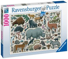 1000 Parça Puzzle Vahşi Hayvan (168071)