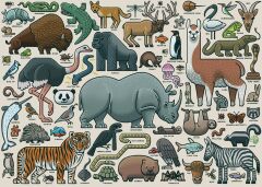 1000 Parça Puzzle Vahşi Hayvan (168071)