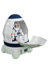 Açılabilir Uzay Kapsülü ve Astronot - Işıklı Uzay Mekiği, Uzay Roketi , Uzay Aracı Oyuncak, Astronot Figür