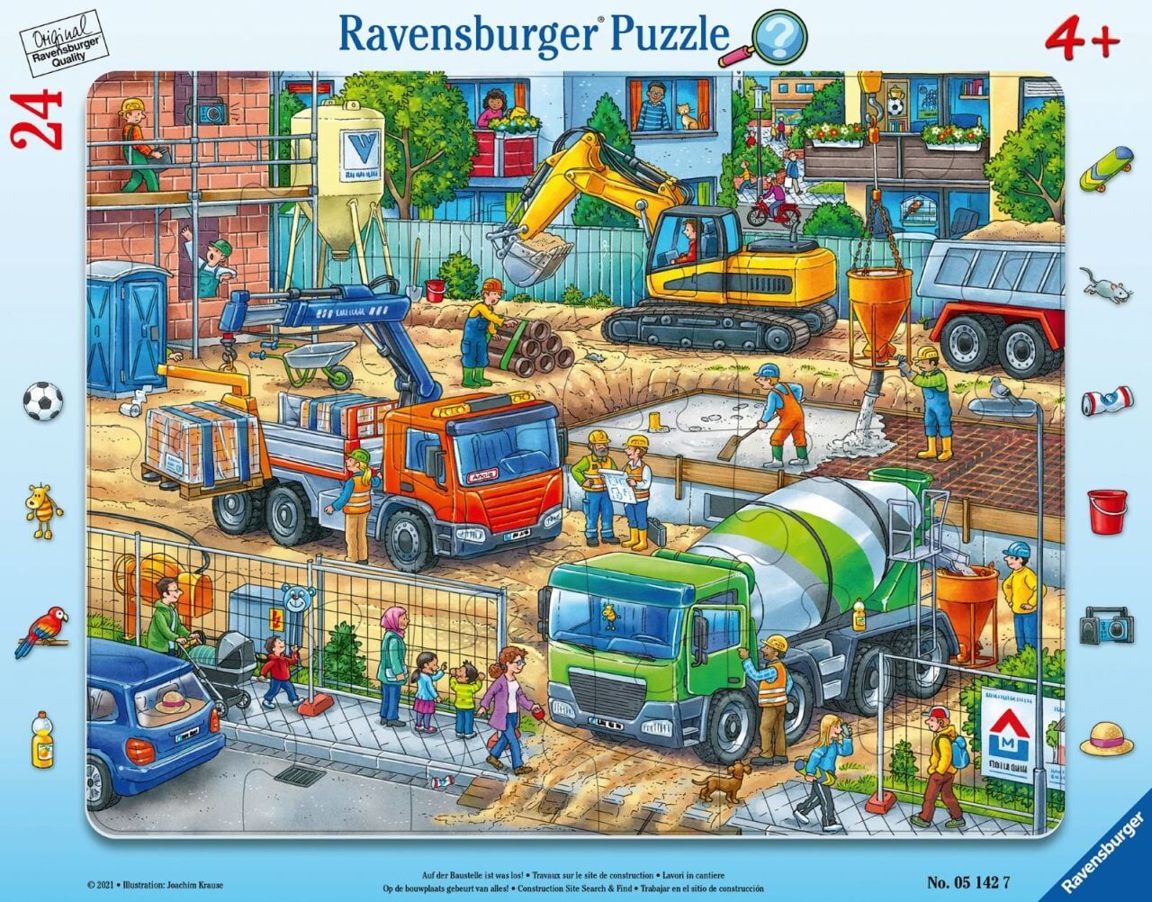 24 Parça Çerçeve Puzzle Şantiyede (51427)