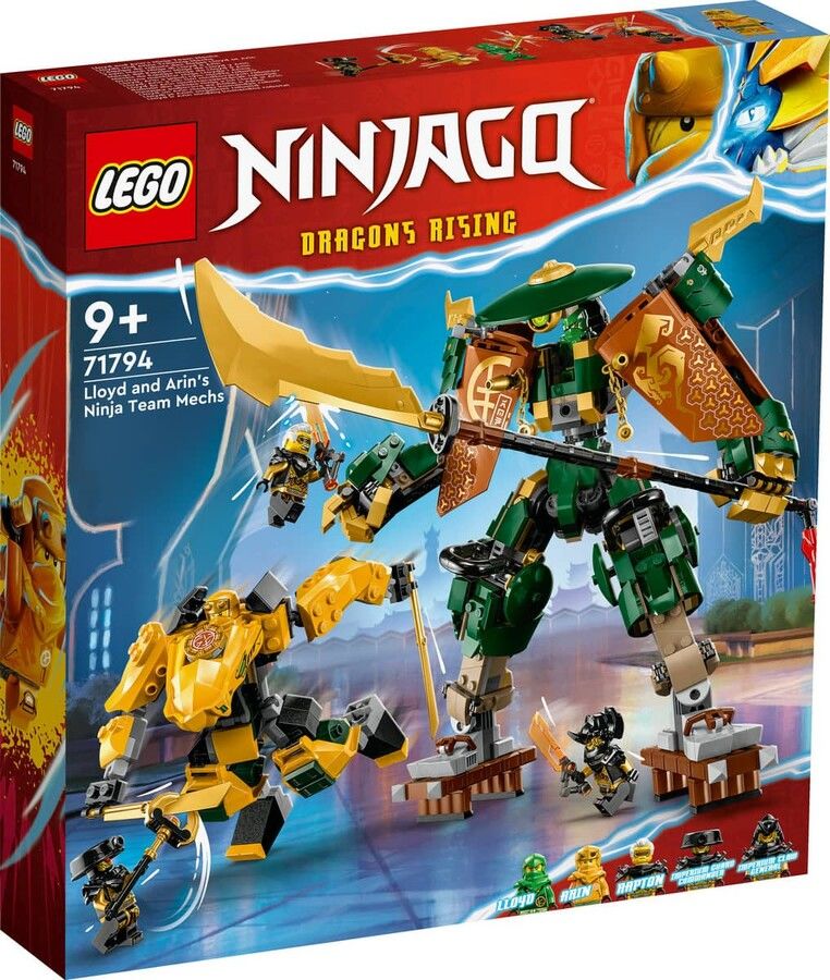 71794 LEGO® NINJAGO Lloyd ve Arin'in Ninja Ekibi Robotları