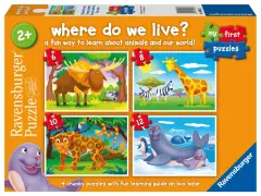 Ravensburger 6/8/10/12 Parça Puzzle Yaşadığım Yer (30583)