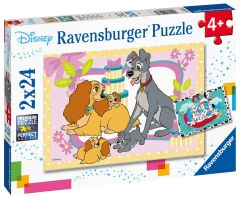 2x24 Parça Puzzle Walt Disney Favori Hayvanlar (50871)