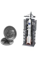Fırlatma Rampalı Uzay Roketi, Oyuncak Astronot, Uzay Gemisi, Keşif Aracı, Uydu Oyuncak Seti