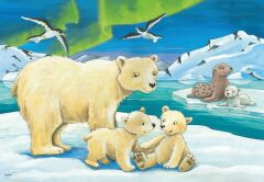 Ravensburger 2x12 Parça Puzzle Hayvan Yavruları (050956)