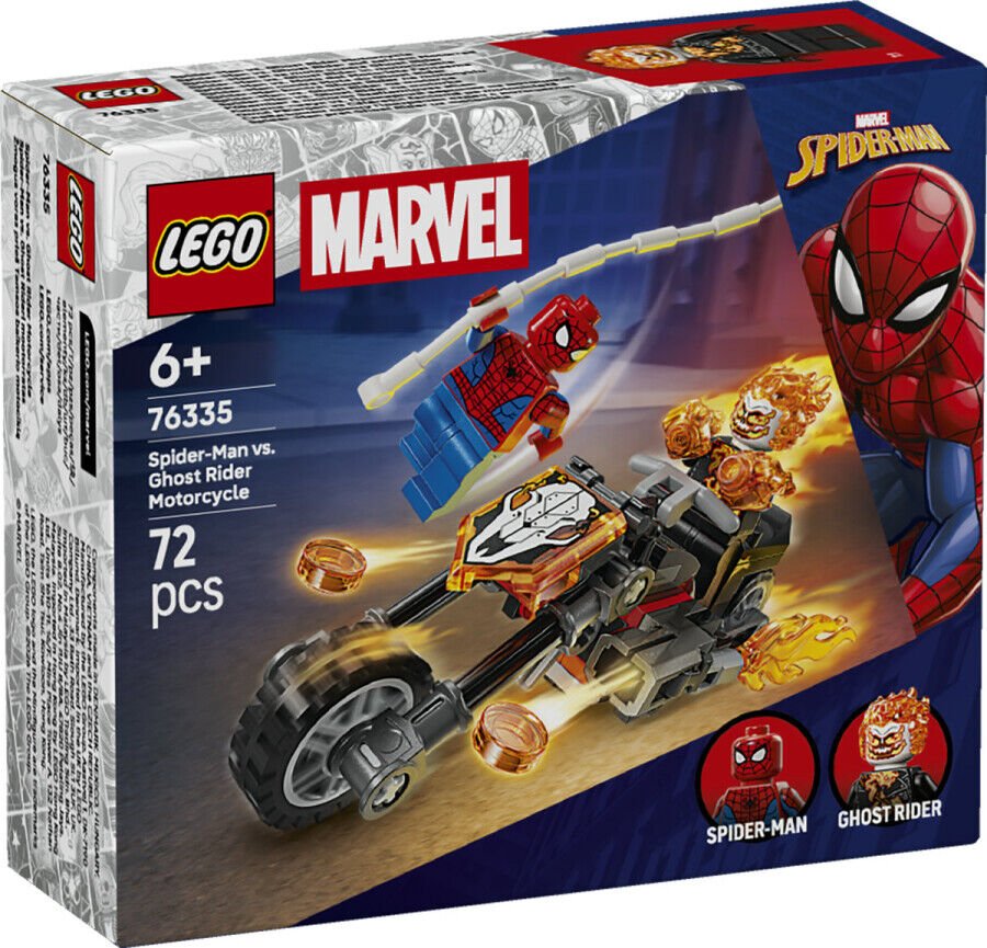 76335 LEGO® | Marvel Örümcek Adam, Ghost Rider Motosikletine Karşı