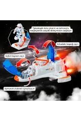 Uzay Gemisi ve Astronot - Açılabilir Bölmeli Oyuncak Uzay Roketi, Uzay Mekiği