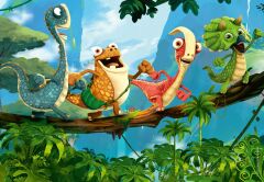 Ravensburger 2x12 Parça Puzzle Dino Dostlar (51250)