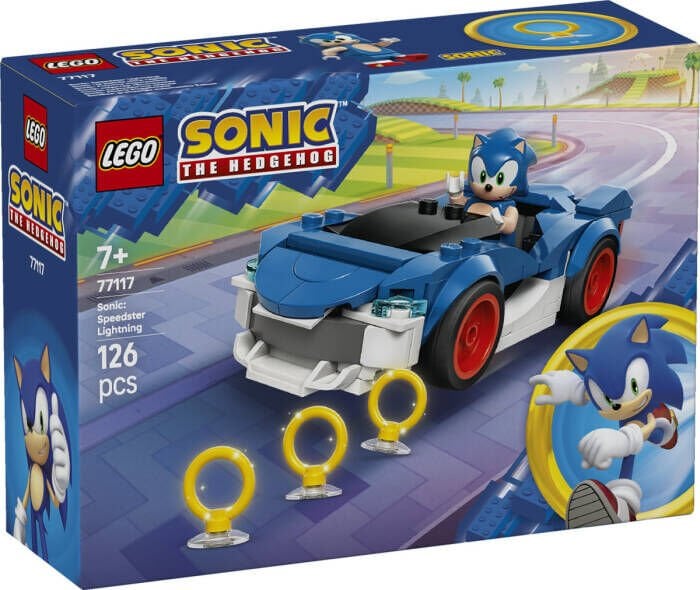 77117 LEGO® Sonic the Hedgehog™ Sonic: Şimşek Araba