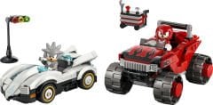 77118 LEGO® Sonic the Hedgehog™ Silver'ın Arabası, Knuckles'ın Canavar Kamyonuna Karşı