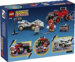77118 LEGO® Sonic the Hedgehog™ Silver'ın Arabası, Knuckles'ın Canavar Kamyonuna Karşı