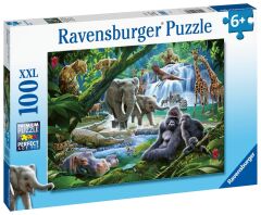 Ravensburger 100 Parçalı Puzzle Vahşi Hayvanlar (129706)