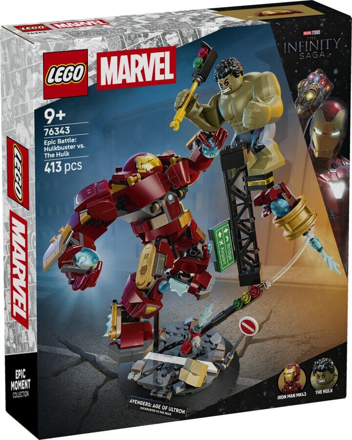 76343 LEGO® | Marvel Efsanevi Savaş: Hulkbuster, Hulk'a Karşı