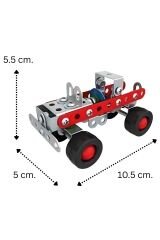 Kendin Yap Metal Jeep - 81 Parçalı DIY Montaj Oyuncağı
