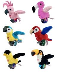 Happy Yappers 6'lı Set - Konuşan Kuşlar Bileklik Oyuncak