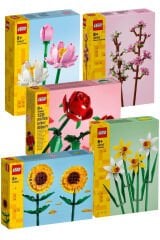 LEGO® 5'li Çiçek Seti - 40647, 40725, 40460, 40524, 40747