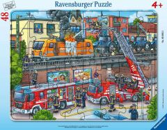 Ravensburger 48 Parça Büyük Çerçeveli Puzzle İtfaiye (050932)