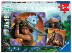 3x49 Parça Puzzle Walt Disney Raya (050987)