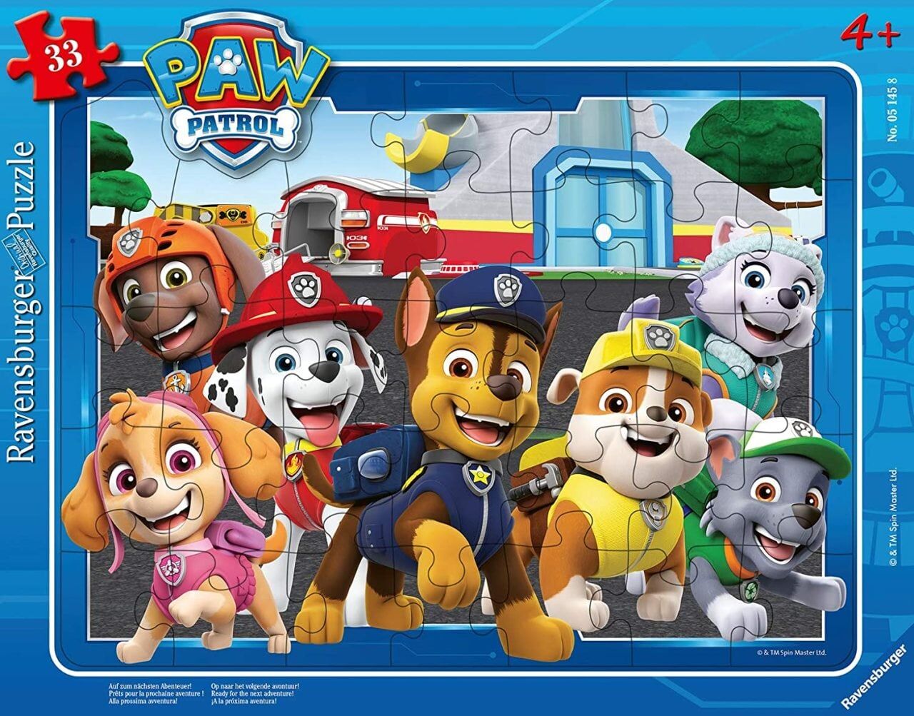Ravensburger 33 Parça Büyük Çerçeveli Puzzle Paw Patrol (051458)