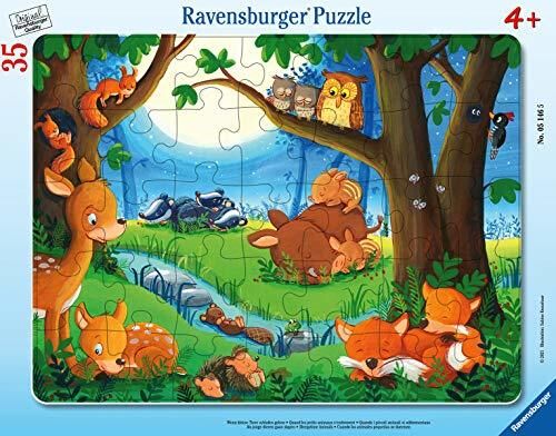 35 Parça Büyük Çerçeveli Puzzle Hayvancıklar (051465)