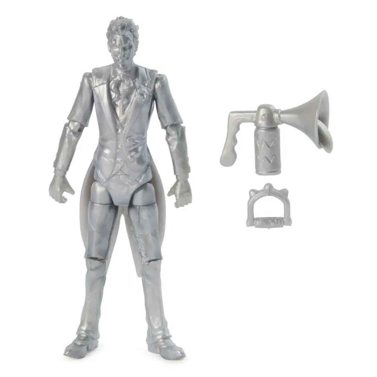 Spinmaster Batman Aksiyon Figür 10 cm - The Joker Gümüş (778988135457)