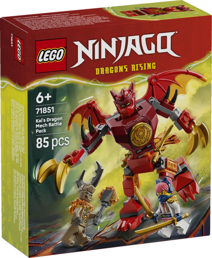 71851 LEGO® NINJAGO® Kai'nin Ejderha Robotu Savaş Paketi