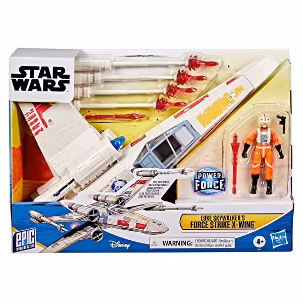 Star Wars Epic Force Strike X Wing Kanatlı Araç Aksiyon Figürü-  G0768
