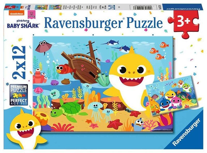 2x12 Parça Puzzle Baby Shark (051236)