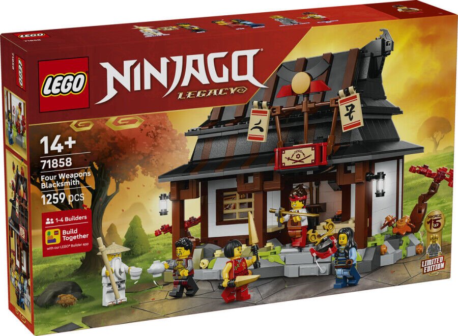 71858 LEGO® NINJAGO® Dört Silah Demircisi 15. Yıl Dönümü