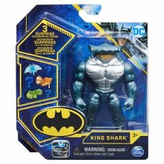 Spinmaster Batman Aksiyon Figür 10 cm - King Shark (778988135457)