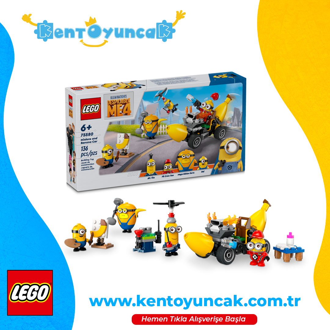 75580 LEGO® Minyonlar ve Muz Araba