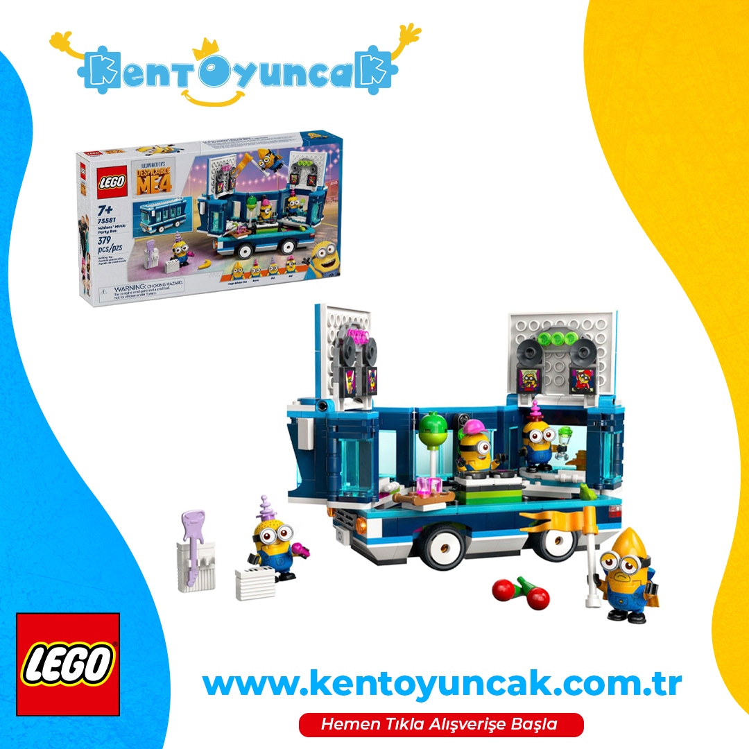 75581 LEGO® Minyonların Müzikli Parti Otobüsü