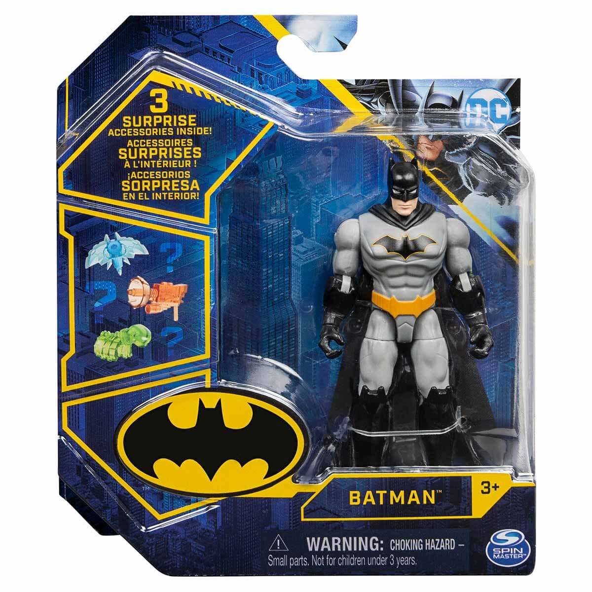 Spinmaster Batman Aksiyon Figür 10 cm - Batman Mavi Kutu (778988135457)